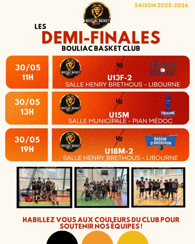 Affiches demi-finales 2026 basket Bouliac Affiches demi-finales 2026 basket Bouliac