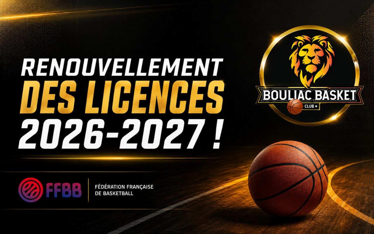 Licence Bouliac Basket Club 2026 - 2027